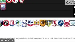 Create a EFL Championship Rank Tier List - TierMaker