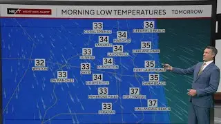 Breezy at times with wind chills in 20s as inland South Florida nears freezing temperatures