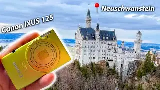 Тестовое видео Canon IXUS 125 HS с примерами снимков в замке Нойшванштайн в 2024 году