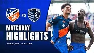 HIGHLIGHTS: FC Cincinnati vs. Sporting KC | April 26, 2025