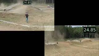 Pol Tarres vs. Javi Vega - timed lap race on the Tenere Spirit Spain 2023.