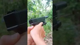 GLOCK BLOWBACK WATER GEL BLASTER POWER UP #mainanmurah #gun #airgun #experiment #pistolmainan #toys
