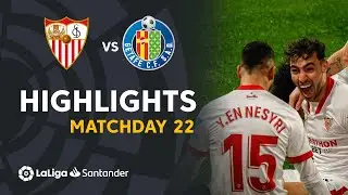 Highlights Sevilla FC vs Getafe CF (3-0)