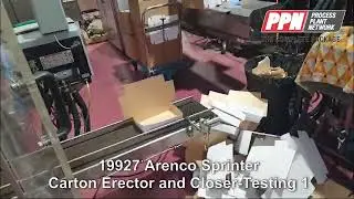 Arenco Sprinter Carton Erector and Closer / Sealer TEXAS M1000-IG + CALIFORNIA [19927]