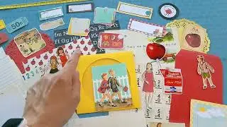Retro School Theme Ephemera Packs