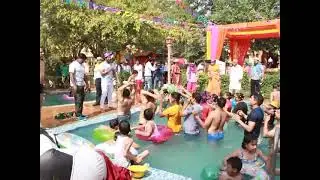 Best Pool Party balloon  game | Best Anchor In Delhi | Destination Wedding | Pool party Games