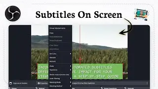 How to add subtitles in OBS Studio (Live Captions)