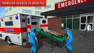 Flying City Ambulance Rescue Simulator 2020 - Emergency Policeman Drive #02 - Best Android GamePlay