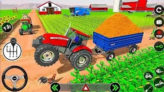 Real Tractor Farming Simulator 2025 - Harvester Tractor Driving🚜 - Android Gameplay