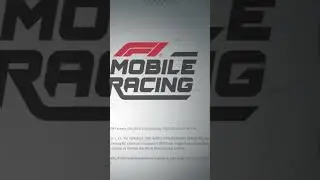 Thats it, the end of f1 mobile racing