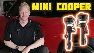 How to remove and replace the front shock absorber on the Mini Cooper R56, R57, R58 and R59.