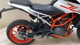 2017 KTM Duke 390 - SC Project Muffler Exhaust Sound Test  - Philippines