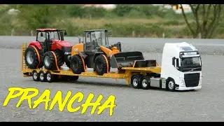 Volvo FH 540 + CARRETA PRANCHA AGRICOLA RANDON #miniaturas #explore