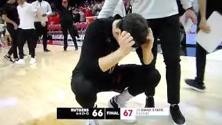 Ohio State's Tanner Holden hits game winning 3 at buzzer to beat Rutgers