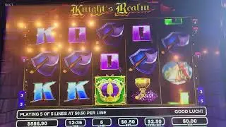 Knights Realm Max bet huge win. Going hard pays off!