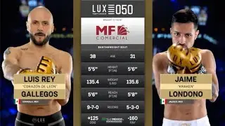 Londono vs Gallegos | Guerra Total en LUX 050 | Victoria Un&aacute;nime del 