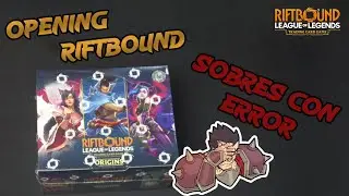 &iexcl;Caja de Riftbound con errores! Abrimos y analizamos si el problema es com&uacute;n | Riftbound TCG