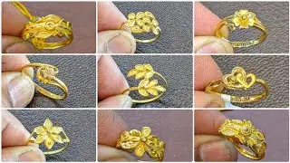 New Gold Ring Designs For Women's With Price || Daily Use Ring Design In Gold |