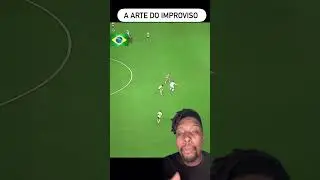 A ARTE DO IMPROVISO DO FUTEBOL #esporte #jogadordefutebol #futebolbrasileiro