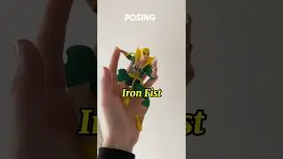 Posing Iron Fist #actionfigures #toys #marvel #shorts