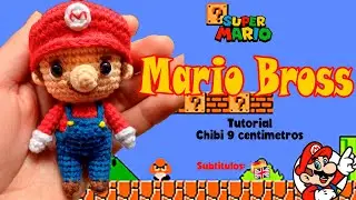 Mario Bros de 9 cm! amigurumi patrón tutorial gratis