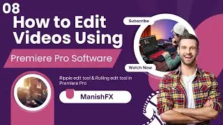 Ripple edit tool & Rolling edit tool in Premiere Pro || Class 08 || #PremiereProTips