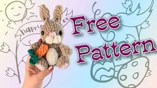 Bunny & Carrot Crochet Pattern - Cute & Easy Amigurumi