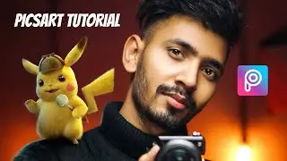 Picsart Pikachu viral editing tutorial ऐसी फोटो एडिट कैसे करें 😍 | Top picsart photo editing