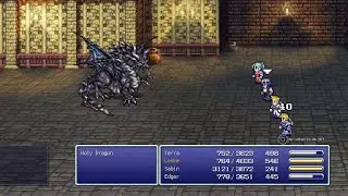 FINAL FANTASY VI Holy Dragon Boss Fight