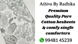 Premium Quality Pure Cotton besheets & comfy single comforters #bedsheets #bedlinens #comforters
