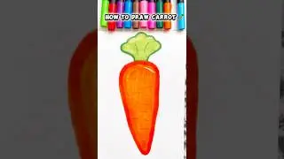 How to Draw Judy Hopps&rsquo; Carrot 🥕🎨 #drawing #artshorts #satisfying