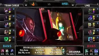 LMQ vs Curse Game 4 | 3rd place decider NA LCS Summer 2014 Playoffs | LMQ vs CRS G4 PAX S4 Regionals
