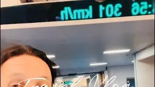 The maglev train from Shangai airport China bullet train il maglev a Shangai Cina 🤩