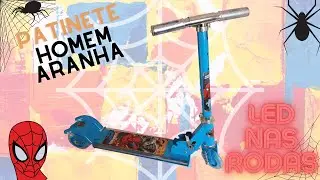 Patinete Homem Aranha Apresenta&ccedil;&atilde;o - Exibi&ccedil;&atilde;o ( v&iacute;deo pertencente ao grupo mega shop)