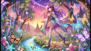 A Magical Journey Through Nature: Shōjo Style Adventure!
