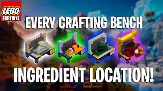КАЖДОЕ МЕСТО ДЛЯ ИНГРЕДИЕНТОВ ВЕРСТАК - LEGO Fortnite