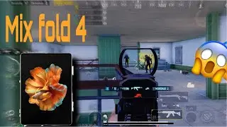 Sahara x rave - xiaomi redmi mix fold 4 😱 pubg test | omg 90 fps | bgmi test