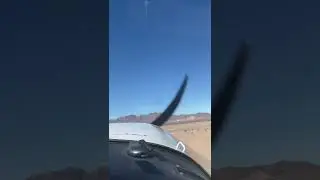 Takeoff runway 27 KBVU Cessna 180 (Boulder City, NV)
