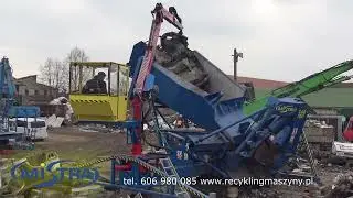 Prasonożyce do cięcia złomu stalowego przecinanie karoserii samochodowych maszyna do recyklingu