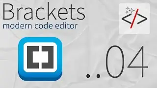 Brackets урок 4.  Базовая настройка редактора