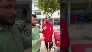 Zomato Delivery boy review #shorts #deliveryboy #zomato #dalimvlogs
