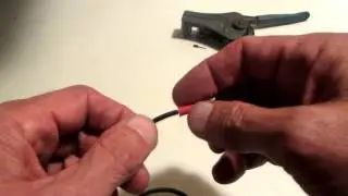 How To Strip and Crimp A Wire Terminal.