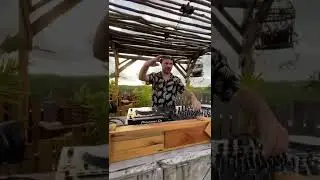 Recording&hellip; D-nox #tulum #music #dj #sunset