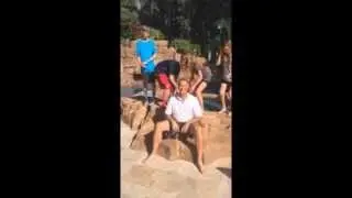 Dr. Rick Workman accepts the ALS Ice Bucket Challenge