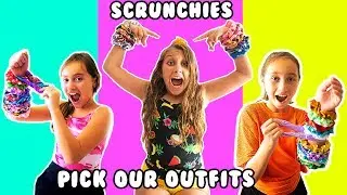 Colored SCRUNCHIES pick our outfits for a WEEK - Mimi Locks Challenge