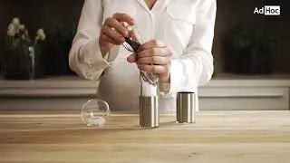 Pfeffer- und Salz-Doppelm&uuml;hle DUOMILL PURE von AdHoc, MP900