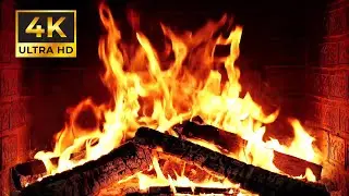 🔥 Fireplace 4K Live Wallpaper. Fireplace with Crackling Fire Sounds. Fireplace Ambience
