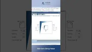Wall Extra Stirrup Rebar | Wall Reinforcement PythonParts in Allplan 2024
