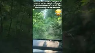 this was so scary! Amazon flex routes are wild taking me down a legit dirt bike trail lol