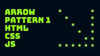 #63 Arrow Pattern 1 | HTML CSS JS | ASMR | ThinhPhamVN